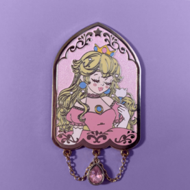 Enamel Pin Peach Katia Meraki 1