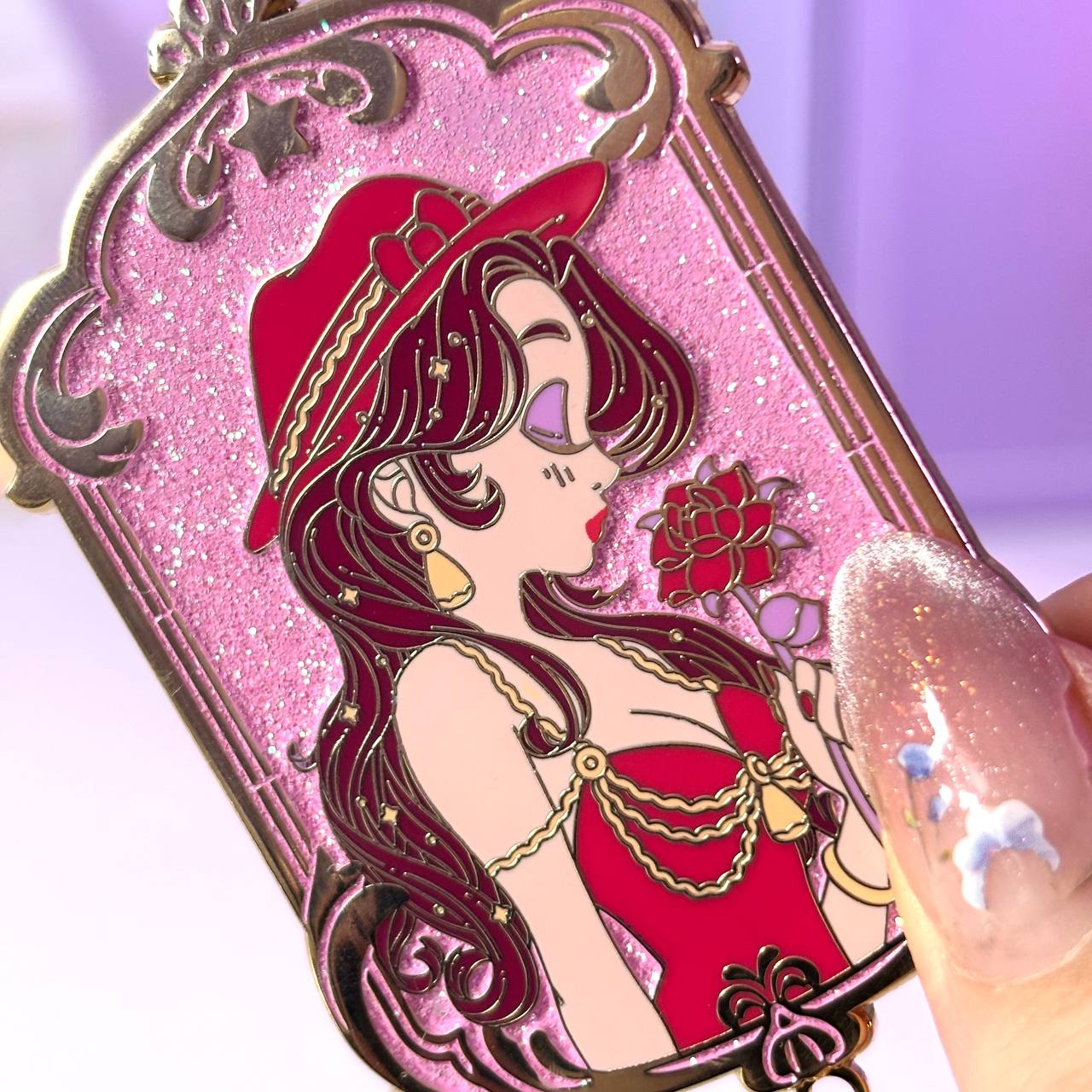 Enamel Pin Rose Princess Katia Meraki 3